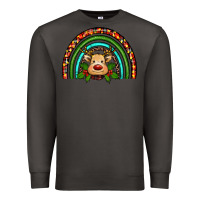 Smoke reindeer rainbow christmas Premium Sweatshirt - RanaPortraitStore