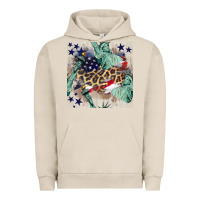 Pigment French Oak statue of liberty leopard Urban Hoodie - BundleAndBundleShop