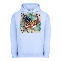 Pigment Grape Ice statue of liberty leopard Urban Hoodie - BundleAndBundleShop