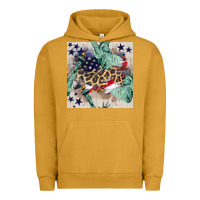 Pigment Peanut Butter statue of liberty leopard Urban Hoodie - BundleAndBundleShop