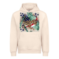 Sandshell statue of liberty leopard Urban Hoodie - BundleAndBundleShop