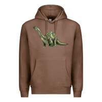 Chestnut dinosaur brontosaurus Premium Hoodie - Artiststas