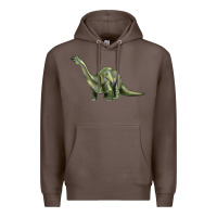 Coffee dinosaur brontosaurus Premium Hoodie - Artiststas