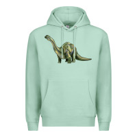 Seafoam dinosaur brontosaurus Premium Hoodie - Artiststas