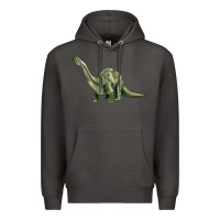 Smoke dinosaur brontosaurus Premium Hoodie - Artiststas