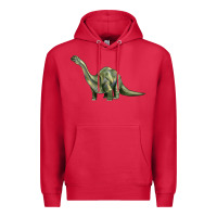 Cardinal dinosaur brontosaurus Premium Hoodie - Artiststas