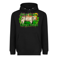 Black Thick Thighs Lucky Vibes Charolais Bull Heavyweight Hoodie - RanaPortraitStore