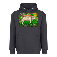 Smoke Thick Thighs Lucky Vibes Charolais Bull Heavyweight Hoodie - RanaPortraitStore