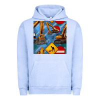 Pigment Grape Ice excavator seamless pattern Urban Hoodie - BundleAndBundleShop