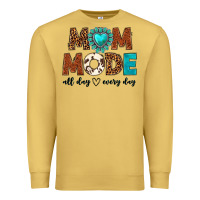 Mom Mode All Day Every Day Premium Sweatshirt | Teevron