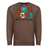 Chestnut mom mode all day every day Premium Sweatshirt - texasbilliewilder