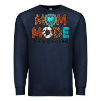 Navy mom mode all day every day Premium Sweatshirt - texasbilliewilder