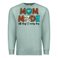 Seafoam mom mode all day every day Premium Sweatshirt - texasbilliewilder