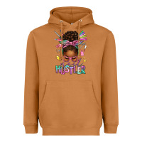 Meerkat nail hustler afro messy bun Heavyweight Hoodie - texasbilliewilder
