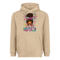 Mushroom nail hustler afro messy bun Heavyweight Hoodie - texasbilliewilder