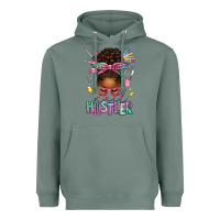 Sage nail hustler afro messy bun Heavyweight Hoodie - texasbilliewilder
