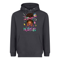 Smoke nail hustler afro messy bun Heavyweight Hoodie - texasbilliewilder