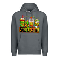 Rock juneteenth afro coffee cups Premium Hoodie - Jasminsmagicworld