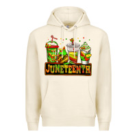 Tofu juneteenth afro coffee cups Premium Hoodie - Jasminsmagicworld