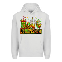 Dove Grey juneteenth afro coffee cups Premium Hoodie - Jasminsmagicworld