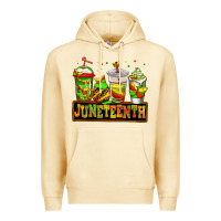 Pina Colada juneteenth afro coffee cups Premium Hoodie - Jasminsmagicworld