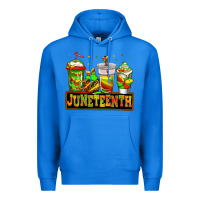 True Royal juneteenth afro coffee cups Premium Hoodie - Jasminsmagicworld