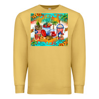 Antique Gold puerto rico coffee cups Premium Sweatshirt - Zillion Design Studio