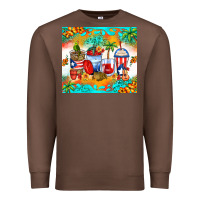 Chestnut puerto rico coffee cups Premium Sweatshirt - Zillion Design Studio