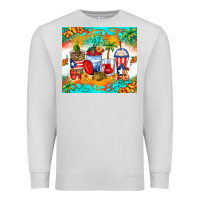 Dove Grey puerto rico coffee cups Premium Sweatshirt - Zillion Design Studio