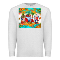 Oatmeal Heather puerto rico coffee cups Premium Sweatshirt - Zillion Design Studio