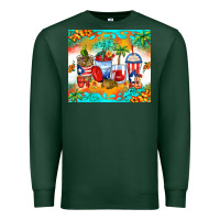 Sports Green puerto rico coffee cups Premium Sweatshirt - Zillion Design Studio