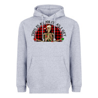 Heather Grey this is as jolly  as i get Heavyweight Hoodie - RanaPortraitStore