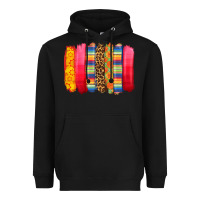 Black mexican leopard brushstroke Heavyweight Hoodie - Zillion Design Studio