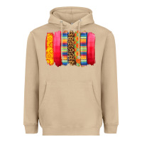 Mushroom mexican leopard brushstroke Heavyweight Hoodie - Zillion Design Studio