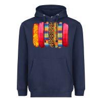 Navy mexican leopard brushstroke Heavyweight Hoodie - Zillion Design Studio
