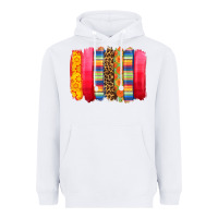 White mexican leopard brushstroke Heavyweight Hoodie - Zillion Design Studio