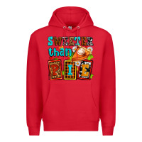 Red sweeter than pie with pumpkin pie Premium Hoodie - AdoDesignShop