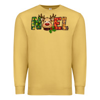 Antique Gold reindeer noel christmas Premium Sweatshirt - RanaPortraitStore