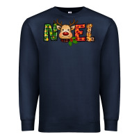 Navy reindeer noel christmas Premium Sweatshirt - RanaPortraitStore