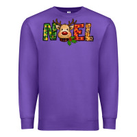 Purple reindeer noel christmas Premium Sweatshirt - RanaPortraitStore
