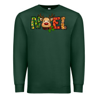 Sports Green reindeer noel christmas Premium Sweatshirt - RanaPortraitStore