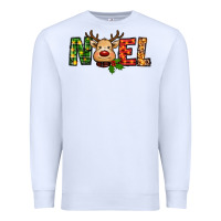 White reindeer noel christmas Premium Sweatshirt - RanaPortraitStore