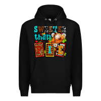 Black sweeter than pie with pumpkin pie Premium Hoodie - AdoDesignShop