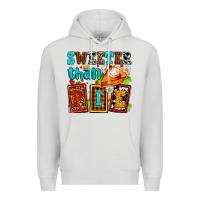 Dove Grey sweeter than pie with pumpkin pie Premium Hoodie - AdoDesignShop