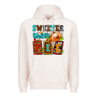 Pale Pink sweeter than pie with pumpkin pie Premium Hoodie - AdoDesignShop