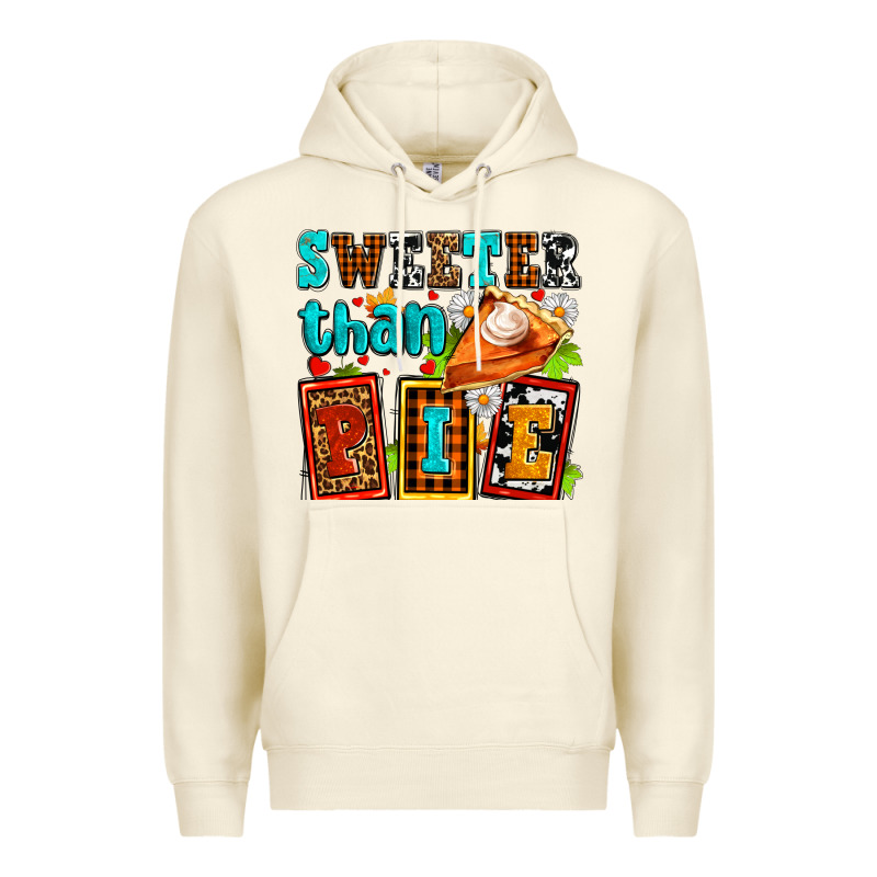 Sweeter Than Pie With Pumpkin Pie Premium Hoodie by AdoDesignShop | Teevron