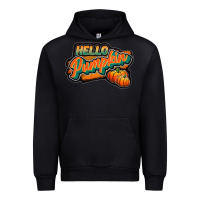 Black hello pumpkin black Urban Hoodie - JahusDesignShop
