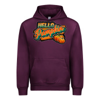 Mauve Wine hello pumpkin black Urban Hoodie - JahusDesignShop