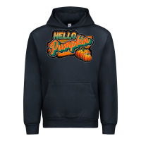 Navy hello pumpkin black Urban Hoodie - JahusDesignShop