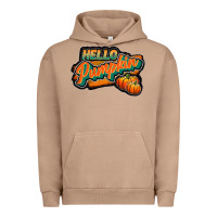 Pigment Burro hello pumpkin black Urban Hoodie - JahusDesignShop